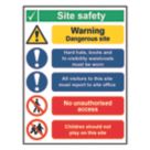 Essentials  "Site Safety" Sign 400mm x 300mm