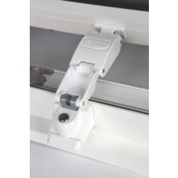 Jackloc The Titan Window Restrictor White 100mm