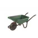 Walsall The Shire Pneumatic Wheels Wheelbarrow Green 90Ltr