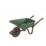 Walsall The Shire Pneumatic Wheels Wheelbarrow Green 90Ltr