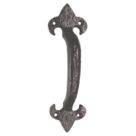 Carlisle Brass Traditional Fleur-de-Lys Pull Handle Black 127mm