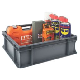 Barton 10Ltr 300mm x 400mm x 120mm Grey Euro Container