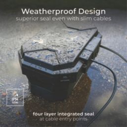 Masterplug IP54 Weatherproof Outdoor Enclosure 376mm x 230mm x 154mm