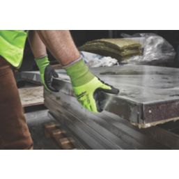 Milwaukee Hi-Vis Cut Level 4/D Gloves Fluorescent Yellow X Large