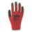 Site SWG440 Safety Gloves Red / Black Medium