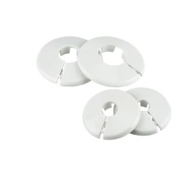 Talon 10mm Pipe Collars White 10 Pack