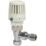 Honeywell Home Valencia 15mm x 1/2" White/Chrome Angled Traditional Thermostatic Radiator Valve Head & Body