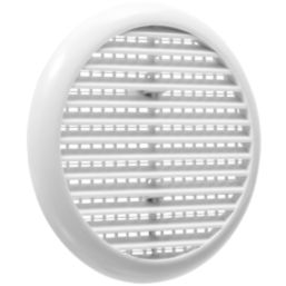 Map Vent Fixed Louvre with Flyscreen Vent White 145mm x 145mm