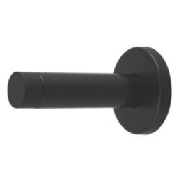 Eclipse Cylinder Projection Solid Wall Door Stop 20 x 85mm Matt Black