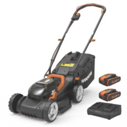Worx WG779E.2 40V 2 x 2.0Ah Li-Ion PowerShare  Cordless 34mm Lawn Mower