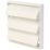 Manrose Flap Vent White 100mm x 100mm