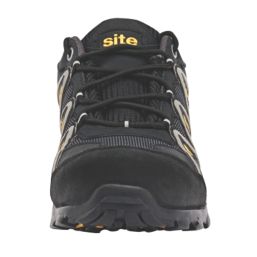 Site Mercury Size 8  Black   Steel Toe Cap Safety Trainers