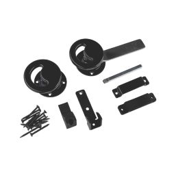 GateMate Ring Gate Latch  Black 150mm