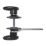 GateMate Ring Gate Latch  Black 150mm