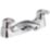 Bristan Cadet Chrome 80mm Deck Mounted Lever 2 Tap Holes Bath Mixer Tap
