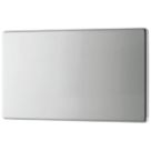 LAP  2-Gang Blanking Plate Polished Chrome