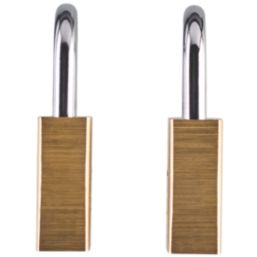 Squire LN4T Brass  All-Weather   Padlock 39.5mm 2 Pack