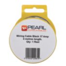 Pearl Consumables 17A 2mm² Automotive Cable 4m Coil Black