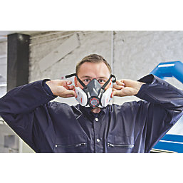 JSP Force 8 Medium Mask Respirator with Press-to-Check Filters P3