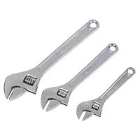 Adjustable Wrench Set 3 Pieces