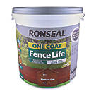 Ronseal  One Coat Fence Life Medium Oak 9Ltr