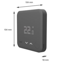 Tado Black Edition Wired Heating Smart Thermostat