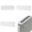 Flomasta 300mm x 1200mm 3102BTU White Type 21 Convector Radiator