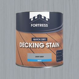 Fortress  2.5Ltr Light Grey Anti Slip Decking Stain