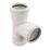 FloPlast Push-Fit Equal Tee White 92.5 (87.5)° 40mm