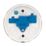 Hager Sollysta WMCS12 6A 2-Way Ceiling Switch White