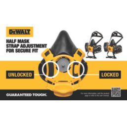 DEWALT  Medium Half Mask Respirator with Filters A2-P3