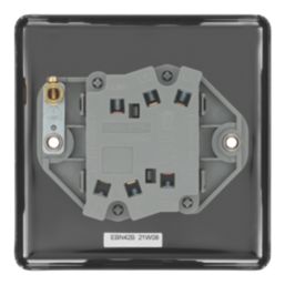 LAP  20A 16AX 2-Gang 2-Way Light Switch  Black Nickel with Black Inserts