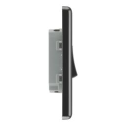 LAP  20A 16AX 2-Gang 2-Way Light Switch  Black Nickel with Black Inserts
