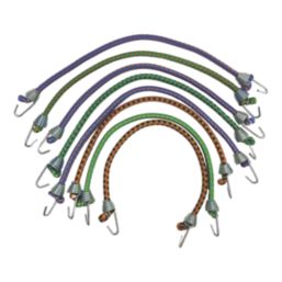 Smith & Locke Mini Bungee Cords 254mm x 4mm 8 Pack