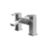 ETAL Kinlin Chrome 143mm Deck Mounted Lever 2 Tap Holes Bath Mixer Tap