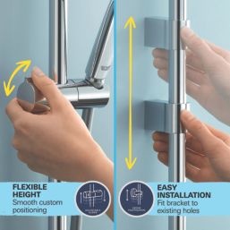 Grohe Vitalio Start 110 Shower Rail Set Chrome