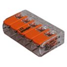 Wago 221-615 41A 5-Way Lever Connectors 15 Pack