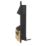 Glen Crofton Brass Switch Control Plug-In Electric Inset Fire 510mm x 165mm x 605mm