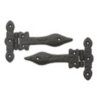 Hardware Solutions Antique Black  Spear T Hinge 150mm x 96mm