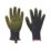 ClipGlove Warm 'n' Waterproof   Polyester & Latex Gardening Gloves Navy / Khaki Medium