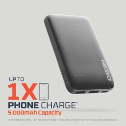 Nebo NEB-PBK-0031-G 5000mAh Power Bank Black