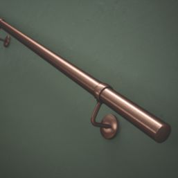 Rothley  Steel Handrail Kit Antique Copper 3600mm