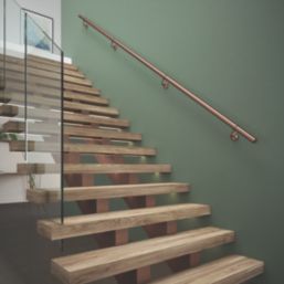 Rothley  Steel Handrail Kit Antique Copper 3600mm