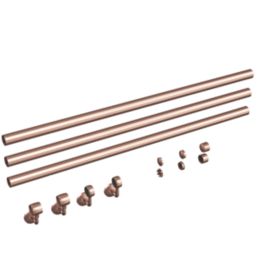 Rothley  Steel Handrail Kit Antique Copper 3600mm