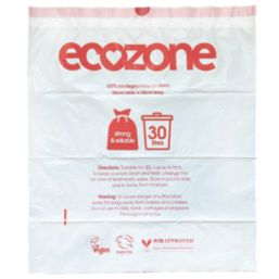 HG  White Medium Bin Liners 30Ltr 20 Pack