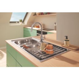 Grohe Start Cumbria   C-Spout Pull-Out Kitchen Tap Chrome