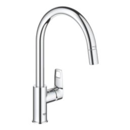 Grohe Start Cumbria   C-Spout Pull-Out Kitchen Tap Chrome