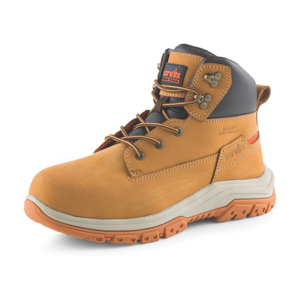 Scruffs Ridge Size 9 Tan Steel Toe Cap Safety Boots Screwfix