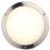 Saxby Anchorage LED Bathroom Ceiling Light Satin Nickel 9W 650lm