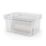 Essentials 15Ltr 283mm x 390mm x 200mm Transparent Storage Box 4 Pack